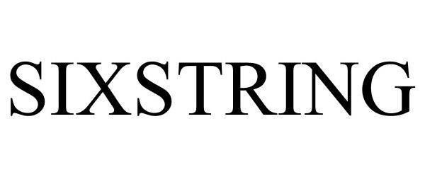 Trademark Logo SIXSTRING