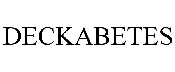 Trademark Logo DECKABETES