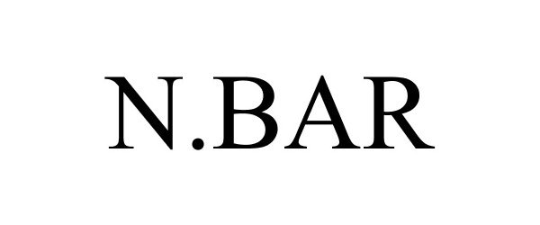 Trademark Logo N.BAR