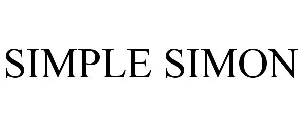 Trademark Logo SIMPLE SIMON