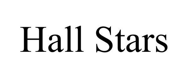 Trademark Logo HALL STARS