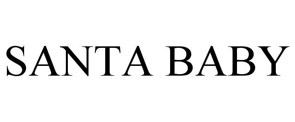 Trademark Logo SANTA BABY
