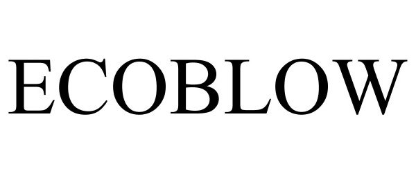 Trademark Logo ECOBLOW