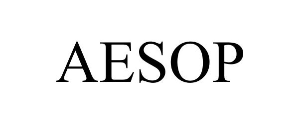 Trademark Logo AESOP