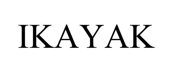 Trademark Logo IKAYAK