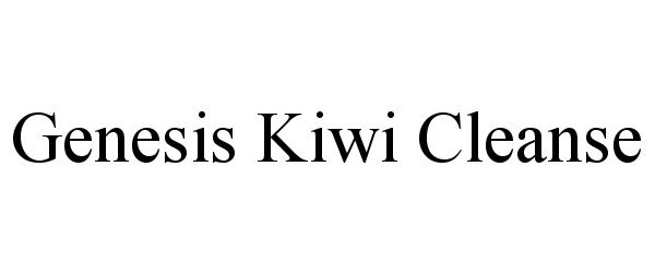 Trademark Logo GENESIS KIWI CLEANSE