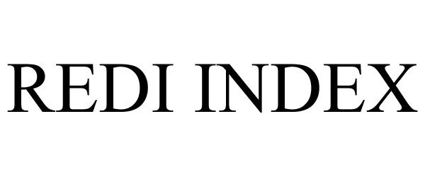 Trademark Logo REDI INDEX