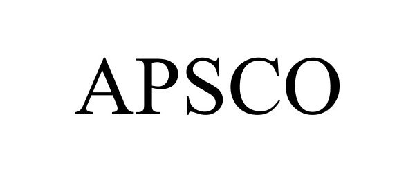 Trademark Logo APSCO