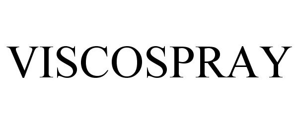 Trademark Logo VISCOSPRAY