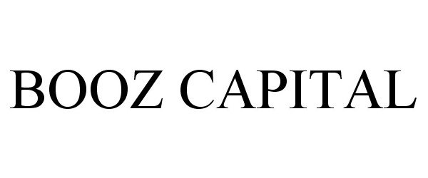  BOOZ CAPITAL