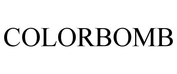 Trademark Logo COLORBOMB