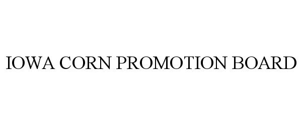 Trademark Logo IOWA CORN PROMOTION BOARD