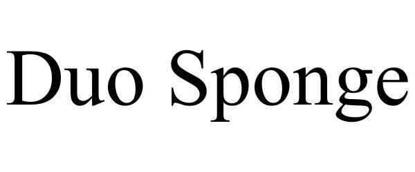 Trademark Logo DUO SPONGE