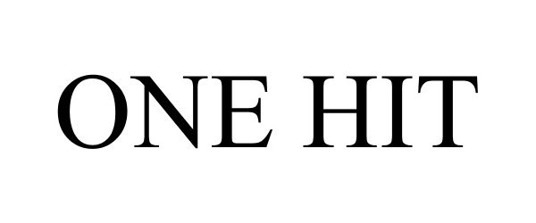 Trademark Logo ONE HIT