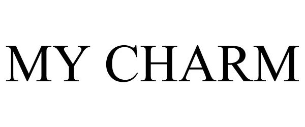 Trademark Logo MY CHARM