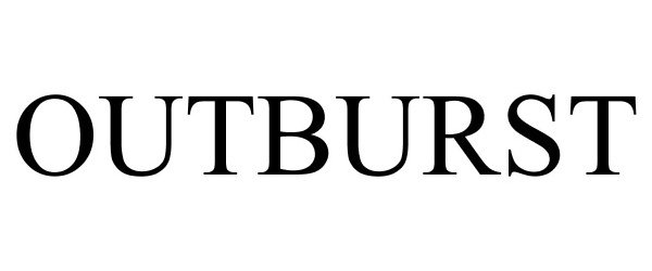 Trademark Logo OUTBURST