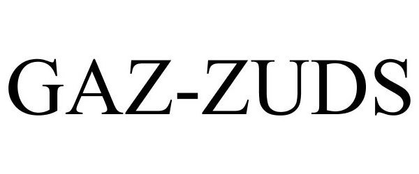 Trademark Logo GAZ-ZUDS