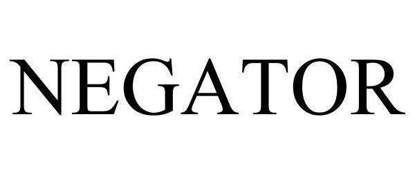 Trademark Logo NEGATOR