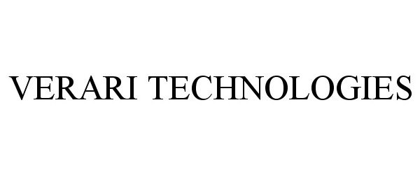  VERARI TECHNOLOGIES