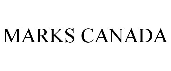 Trademark Logo MARKS CANADA