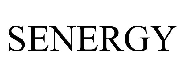 Trademark Logo SENERGY