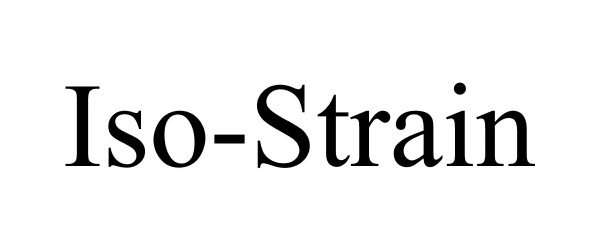 Trademark Logo ISO-STRAIN