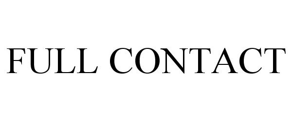 Trademark Logo FULL CONTACT