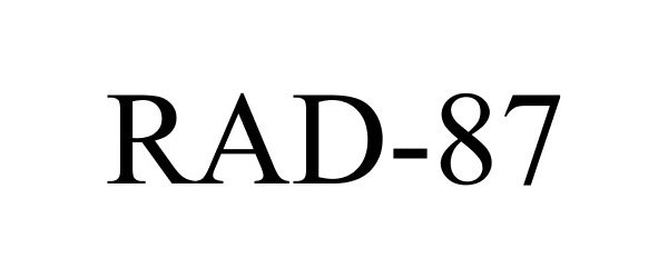 Trademark Logo RAD-87