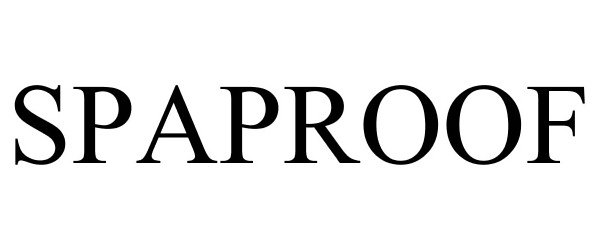 Trademark Logo SPAPROOF