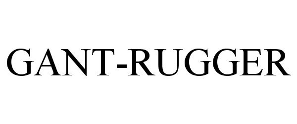 Trademark Logo GANT-RUGGER