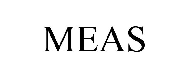 Trademark Logo MEAS