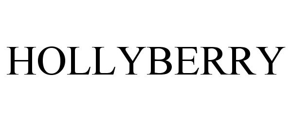 Trademark Logo HOLLYBERRY