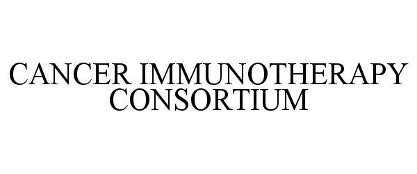  CANCER IMMUNOTHERAPY CONSORTIUM