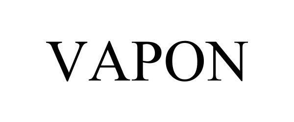 Trademark Logo VAPON