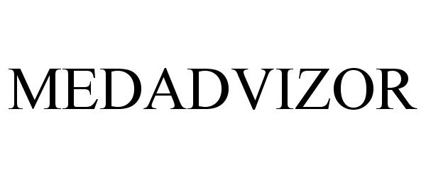 Trademark Logo MEDADVIZOR