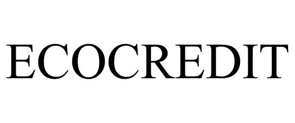 Trademark Logo ECOCREDIT