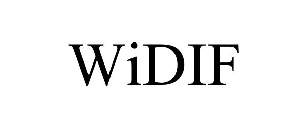 Trademark Logo WIDIF