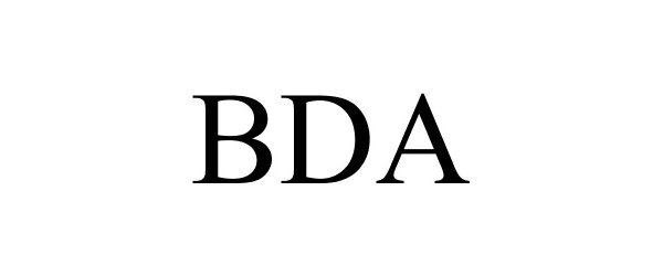 Trademark Logo BDA