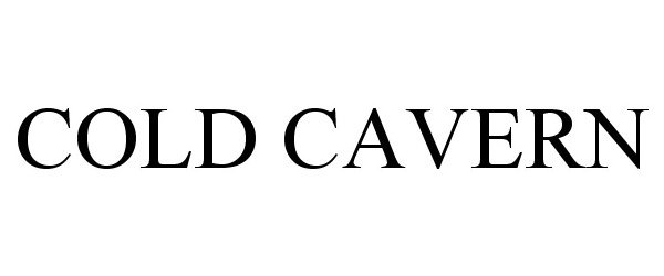 Trademark Logo COLD CAVERN