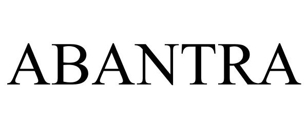 Trademark Logo ABANTRA
