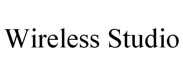 Trademark Logo WIRELESS STUDIO