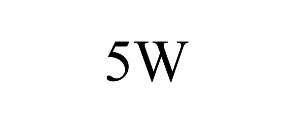 Trademark Logo 5W