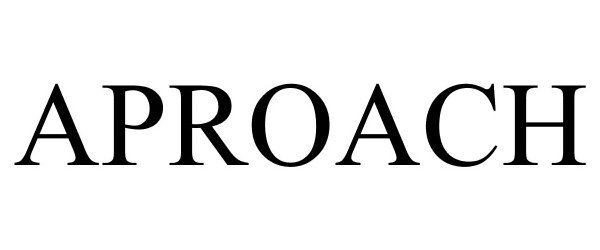 Trademark Logo APROACH