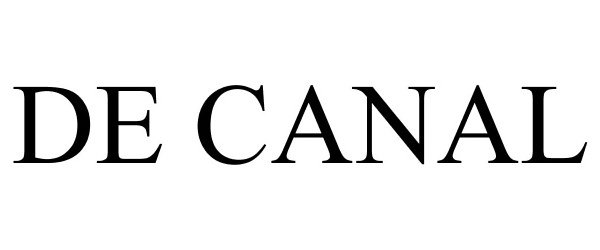 Trademark Logo DE CANAL