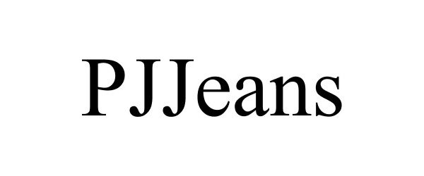 Trademark Logo PJJEANS