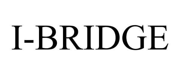 Trademark Logo I-BRIDGE