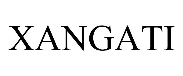 Trademark Logo XANGATI