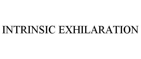 Trademark Logo INTRINSIC EXHILARATION