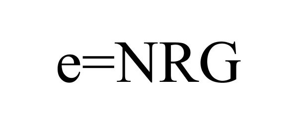 Trademark Logo E=NRG