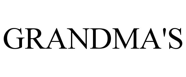 Trademark Logo GRANDMA'S